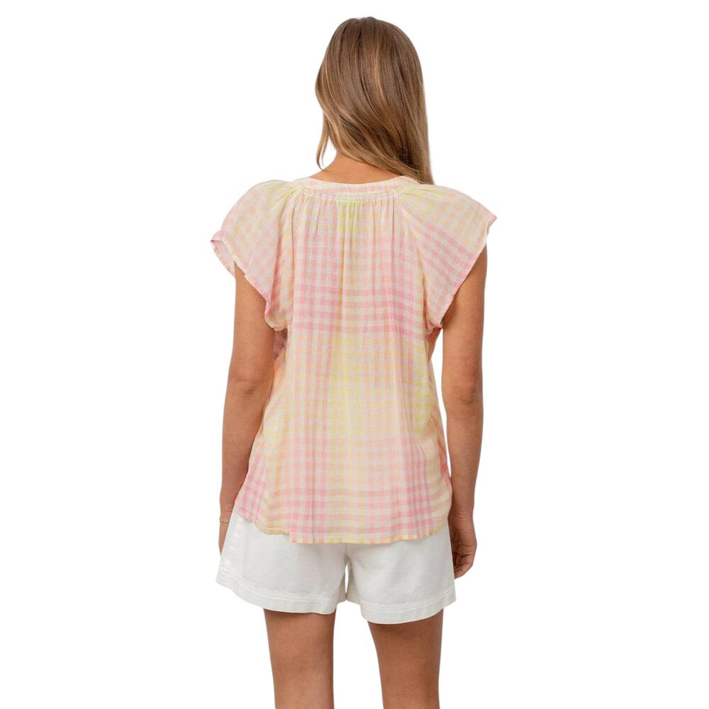 RAILS Alena Top in Lemon Raspberry S - Picture 4 of 11